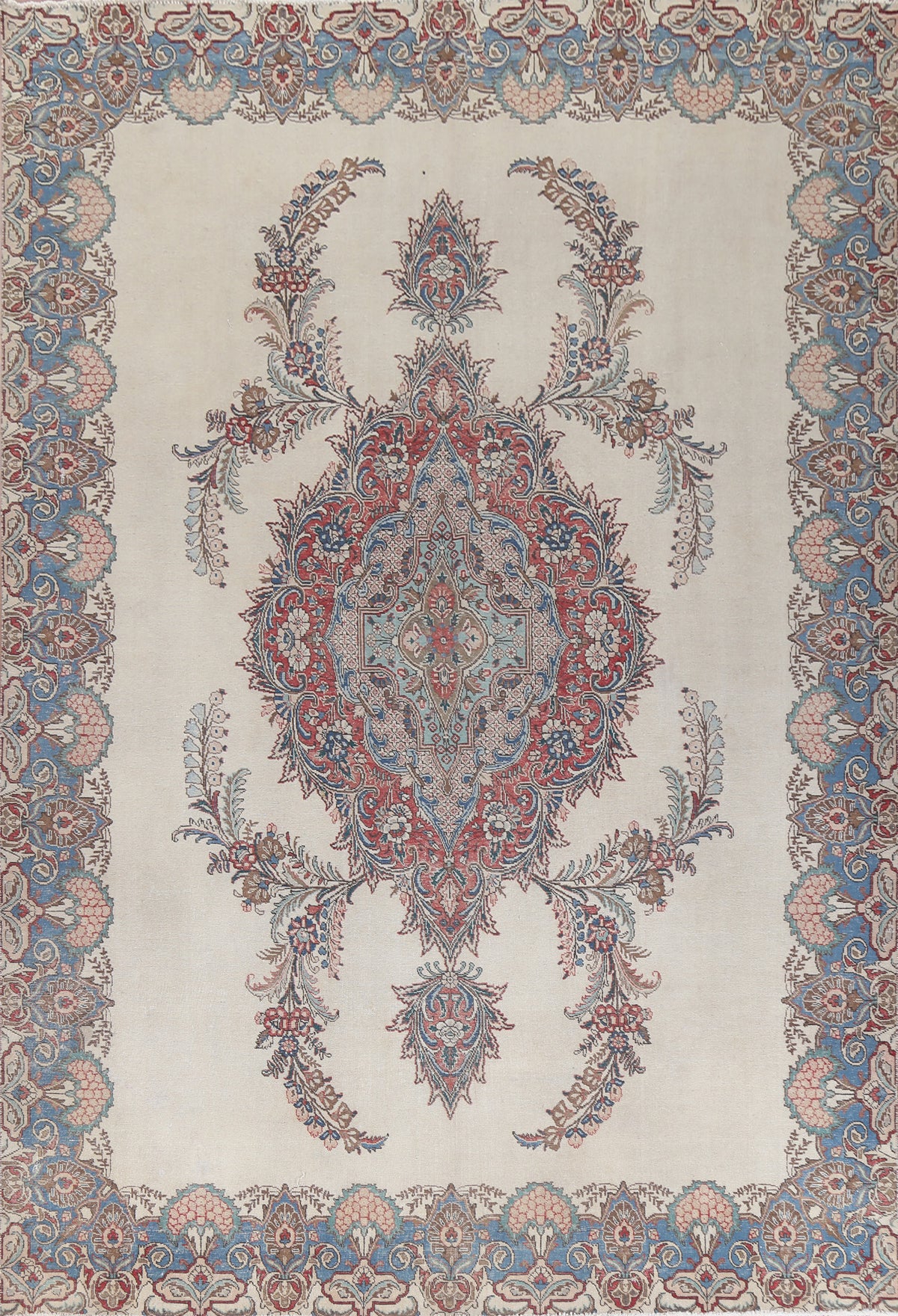 Geometric Tabriz Persian Area Rug 9x13