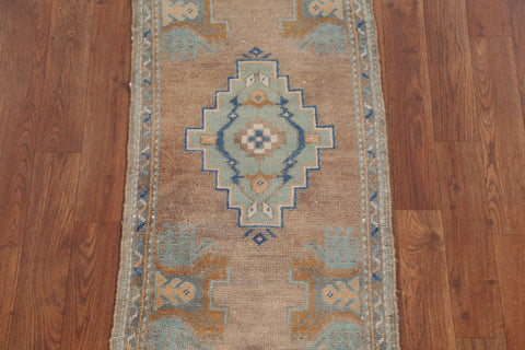 Hand-Knotted Anatolian Oriental Wool Rug 2x3