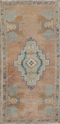 Hand-Knotted Anatolian Oriental Wool Rug 2x3