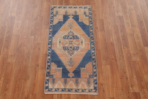 Geometric Wool Anatolian Oriental Area Rug 2x4