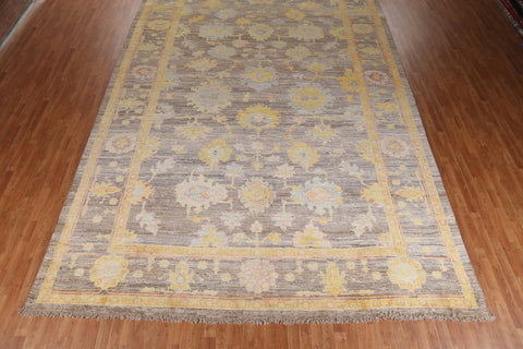 Vegetable Dye Oushak Large Oriental Rug 11x18