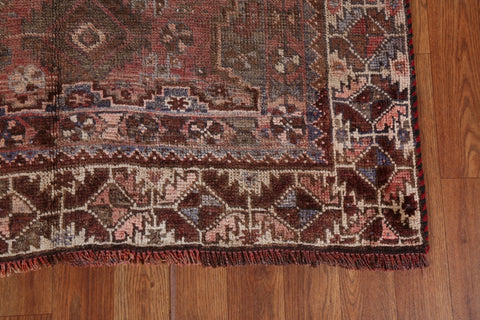 Antique Wool Shiraz Persian Area Rug 5x8