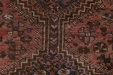 Antique Wool Shiraz Persian Area Rug 5x8