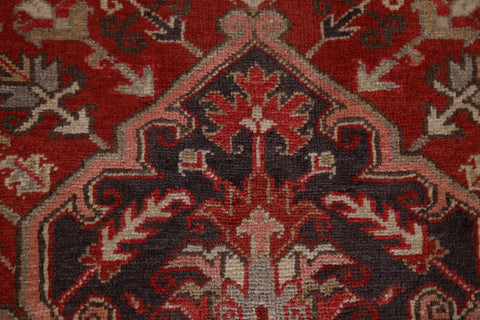 Vegetable Dye Wool Red Heriz Persian Area Rug 9x11