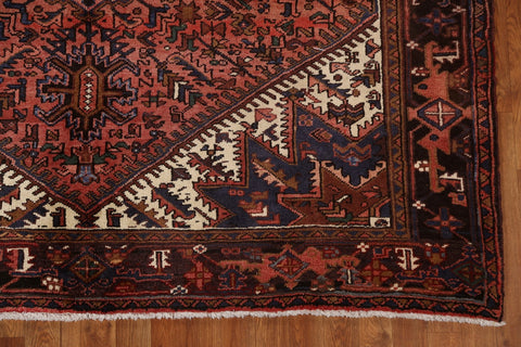 Vintage Wool Heriz Persian Area Rug 7x10