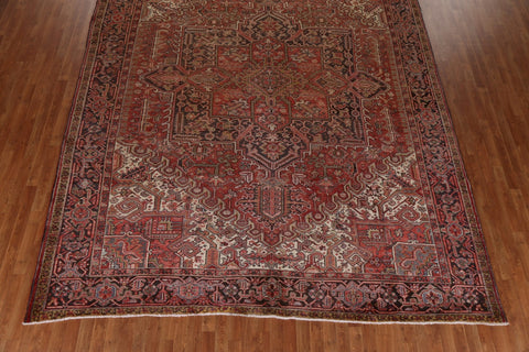 Handmade Wool Heriz Persian Area Rug 10x13