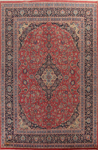 Traditional Kashmar Persian Area Rug 10x13