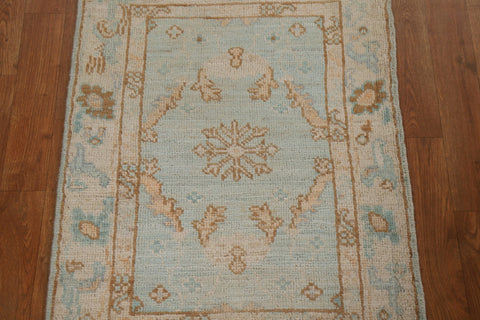 Hand-knotted Oushak Oriental Area Rug 2x3