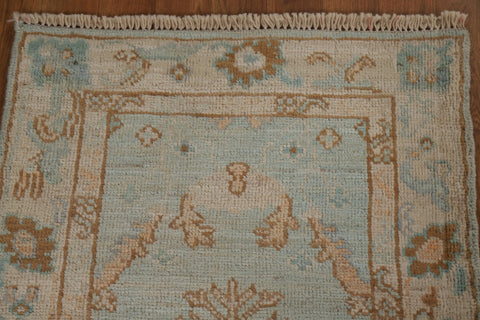 Hand-knotted Oushak Oriental Area Rug 2x3