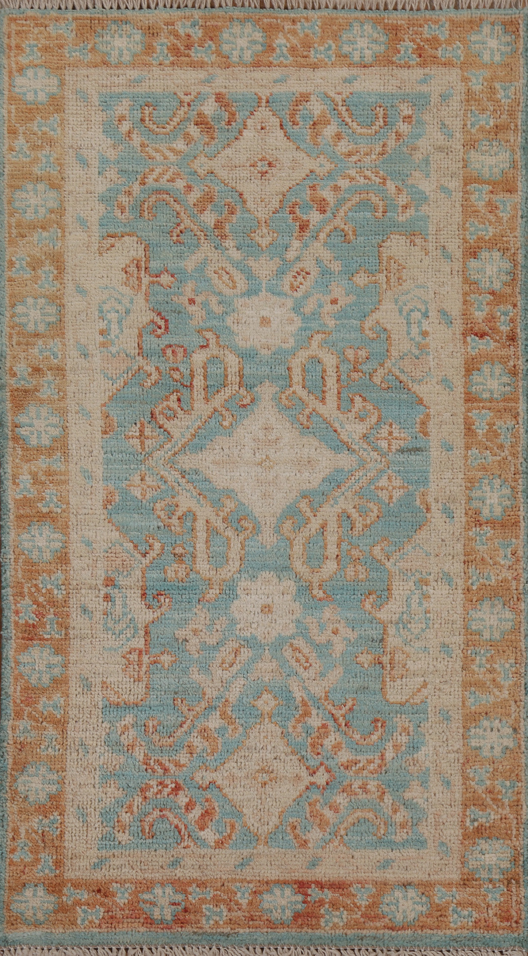 Vegetable Dye Oushak Oriental Wool Rug 2x4