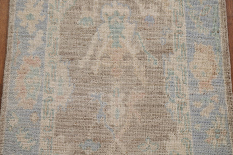 Vegetable Dye Oushak Turkish Area Rug 2x3