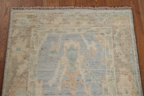 Vegetable Dye Oushak Turkish Area Rug 2x3