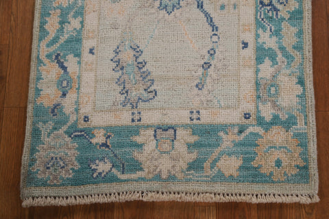 Geometric Oushak Oriental Area Rug 2x3