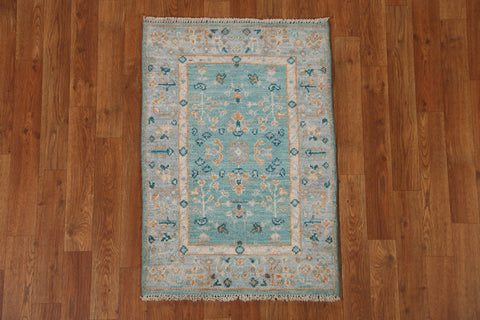 Geometric Oushak Oriental Area Rug 2x3