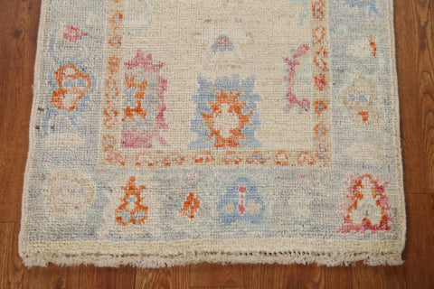 Muted Oushak Oriental Area Rug 2x3