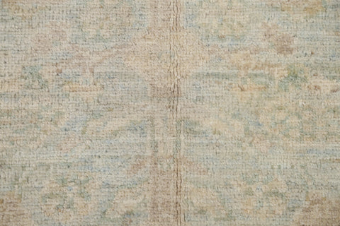 Vegetable Dye Muted Oushak Turkish Area Rug 4x5