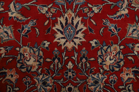 Red Floral Sarouk Persian Area Rug 9x12