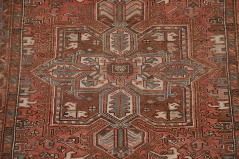 Vegetable Dye Wool Heriz Persian Area Rug 6x9