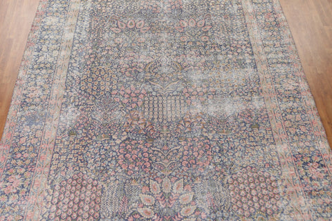 Antique Floral Kerman Persian Area Rug 10x13