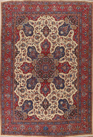 Vintage Floral Kashmar Persian Area Rug 10x12