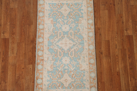 Vegetable Dye Oushak Turkish Rug 2x4