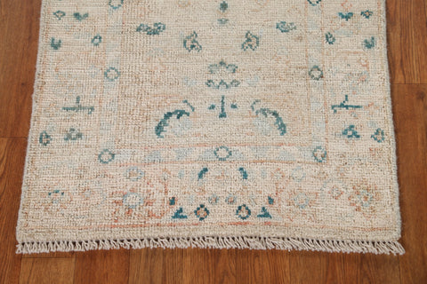 Vegetable Dye Oushak Turkish Rug 2x4