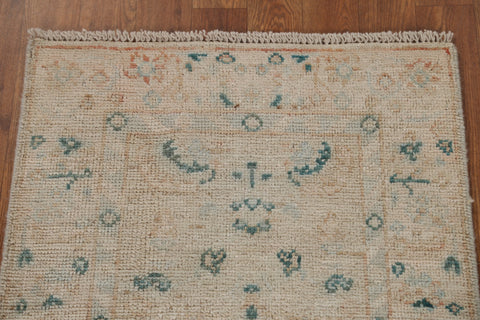 Vegetable Dye Oushak Turkish Rug 2x4