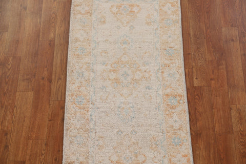 Vegetable Dye Oushak Turkish Rug 2x4