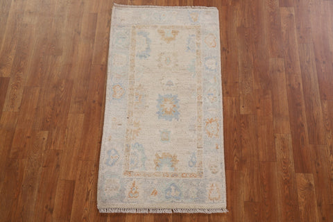 Vegetable Dye Oushak Turkish Rug 2x4