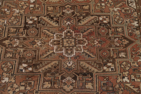 Geometric Heriz Persian Area Rug 8x11