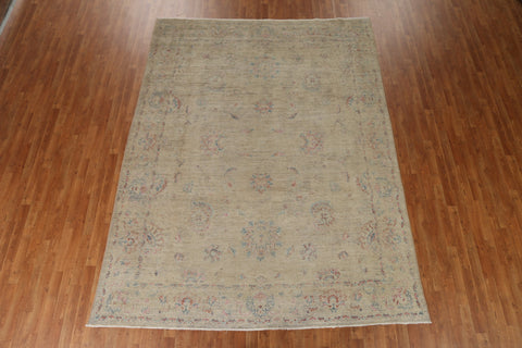 Vegetable Dye Oushak Turkish Area Rug 8x10