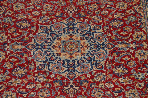 Vintage Floral Najafabad Persian Area Rug 8x11