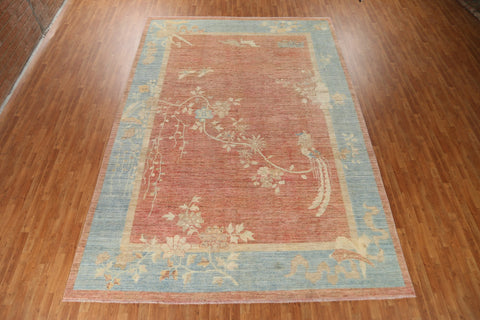 Vegetable Dye Art Deco Area Rug 10x14