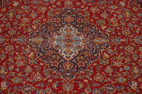 Traditional Kashan Persian Area Rug 10x13