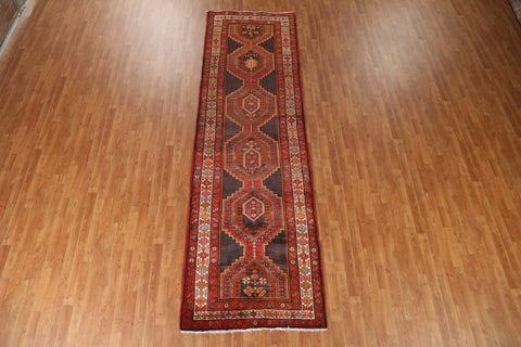 Wool Meshkin Persian Runner Rug 4x12