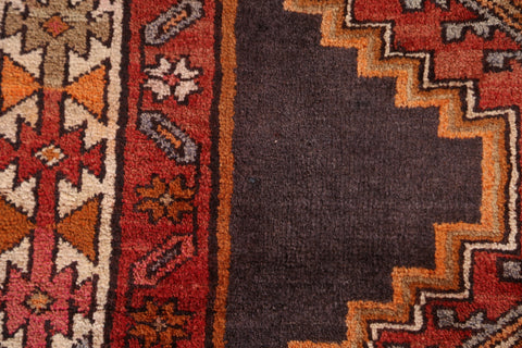 Wool Meshkin Persian Runner Rug 4x12