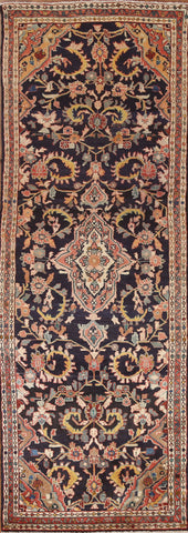 Vintage Lilian Persian Runner Rug 3x10