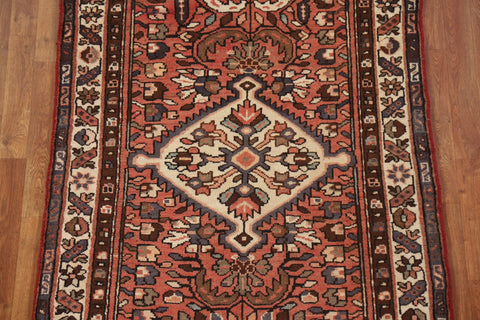 Vintage Hamedan Persian Runner Rug 4x11