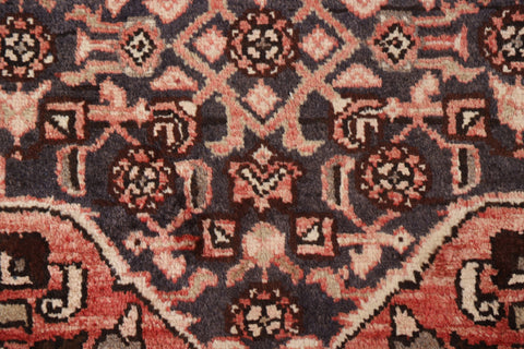 Geometric Hamedan Persian Runner Rug 4x10