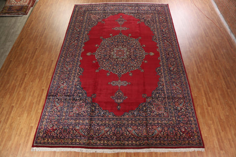 Antique Vegetable Dye Mahal Persian Large Rug 12x18