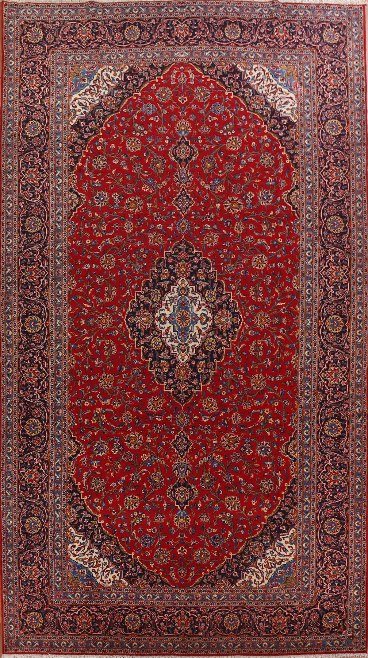 Palace Size Traditional Kashan Persian Rug 10x17