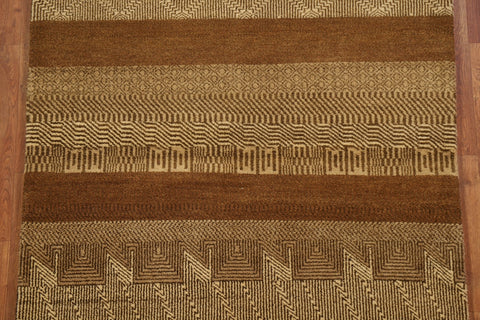 Brown Gabbeh Kashkoli Area Rug 4x6