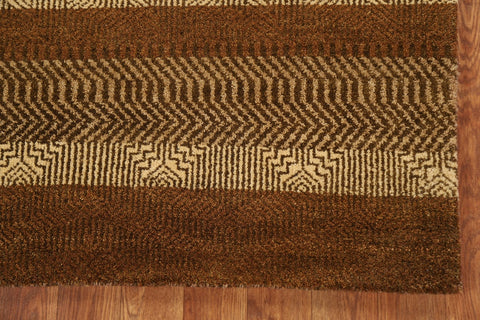 Brown Gabbeh Kashkoli Area Rug 4x6