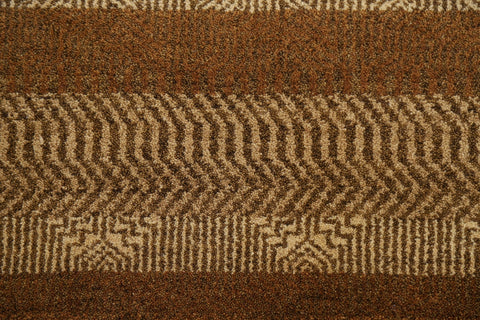 Striped Gabbeh Kashkoli Area Rug 4x6