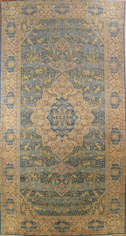 Pre-1900 Antique Palace Size Sultanabad Persian Rug 14x27