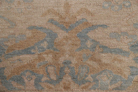 Vegetable Dye Oushak Turkish Area Rug 9x12