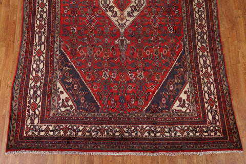 Geometric Hamedan Persian Area Rug 7x10