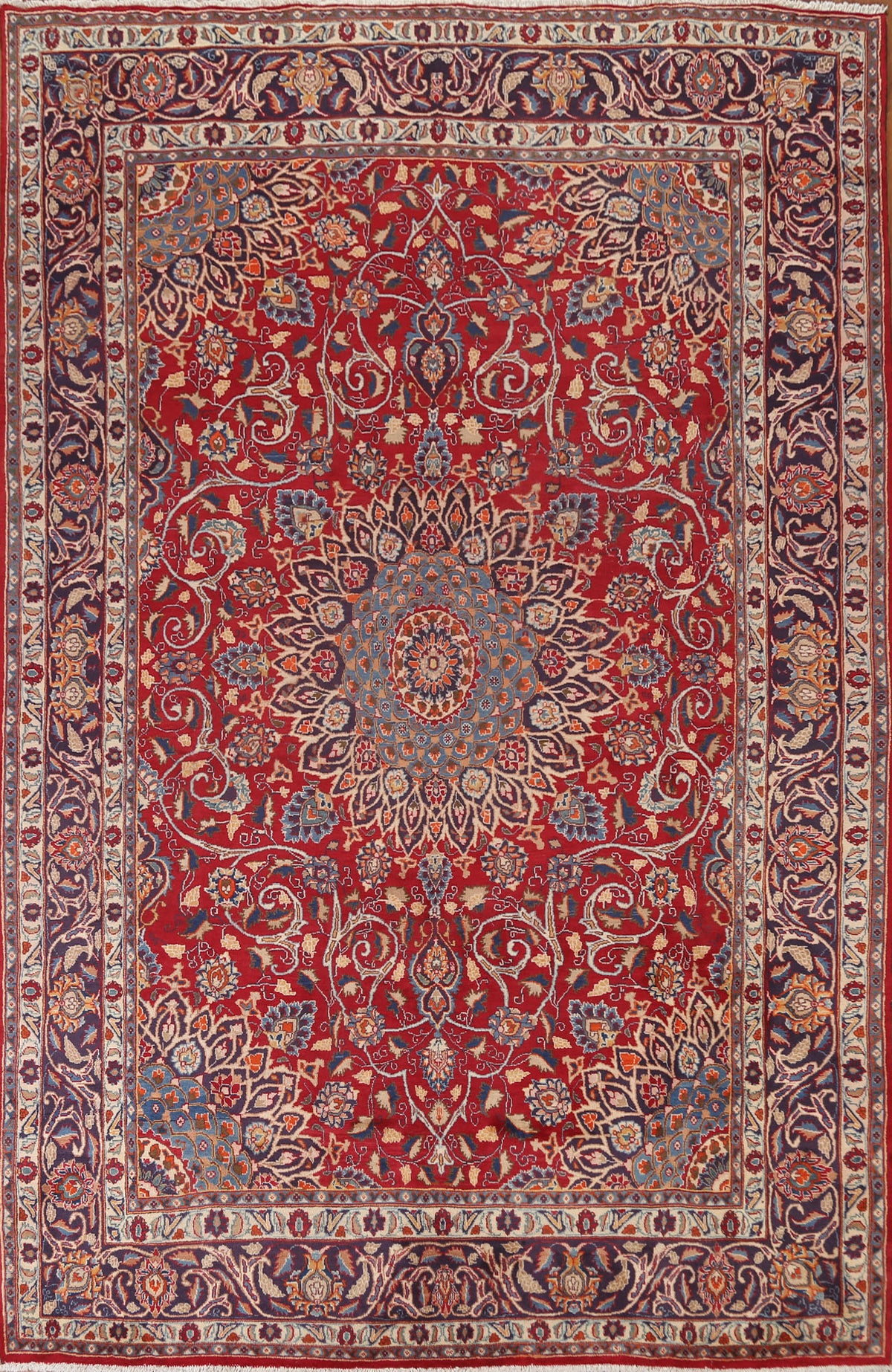 Traditional Kashmar Persian Area Rug 8x11