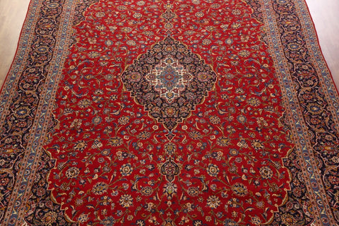 Palace Size Traditional Kashan Persian Rug 13x19