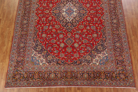 Traditional Kashan Persian Large Rug 10x14